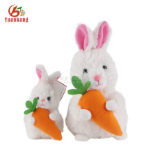 ICTI factory custom soft toy wholesale stuffed plush white rabbit easter bunny toy